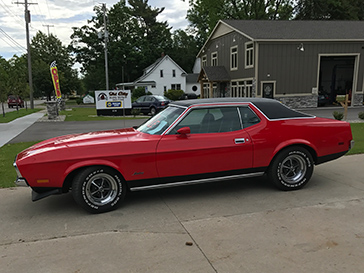 classic red mustang | Tri City Auto Repair