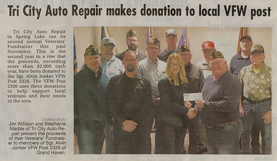 veterans event #1 | Tri City Auto Repair